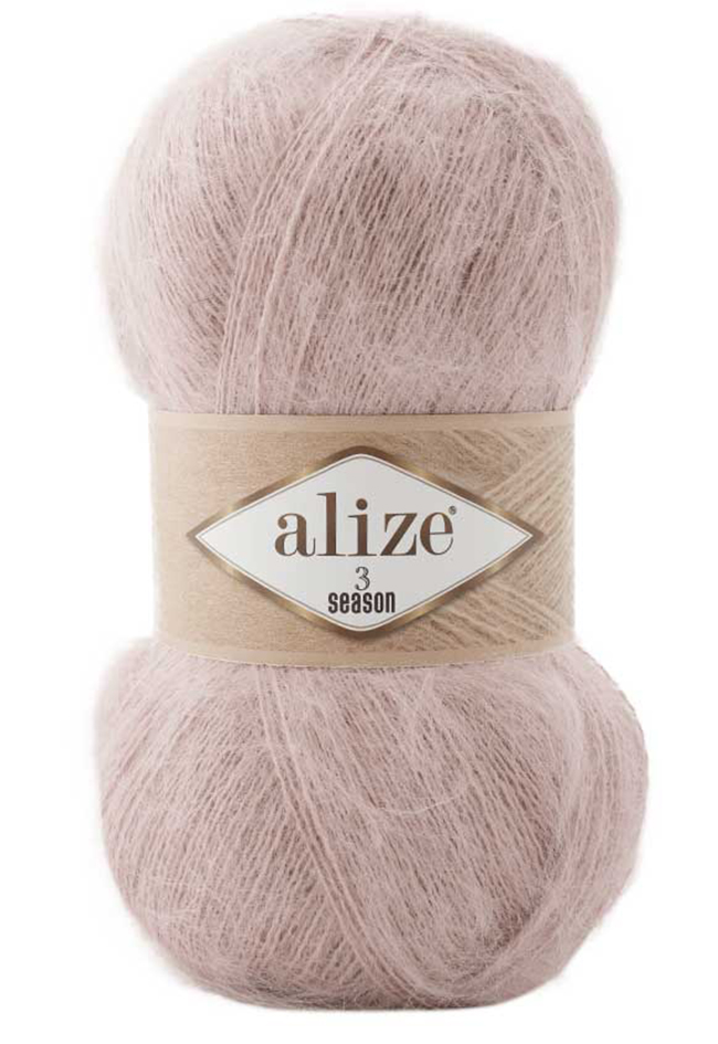  3 SEASON - 51% Acrylic - 25% Mohair - 24% Wool