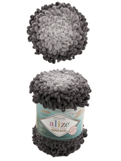 Puffy Fine Ombre Batik