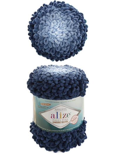 Puffy Fine Ombre Batik