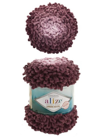 Puffy Fine Ombre Batik