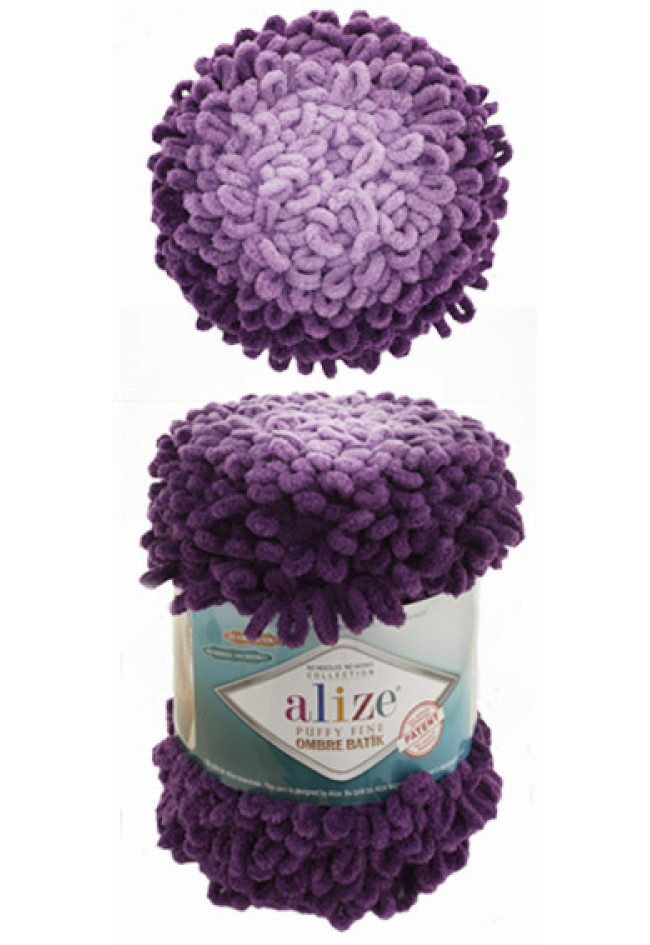 Puffy Fine Ombre Batik