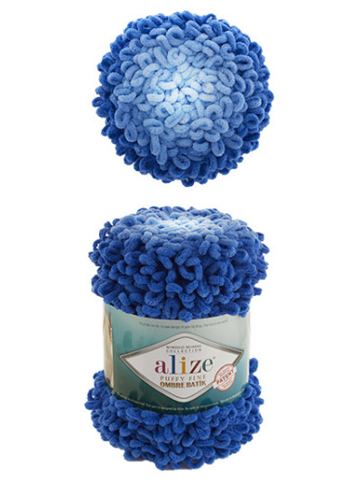 Puffy Fine Ombre Batik