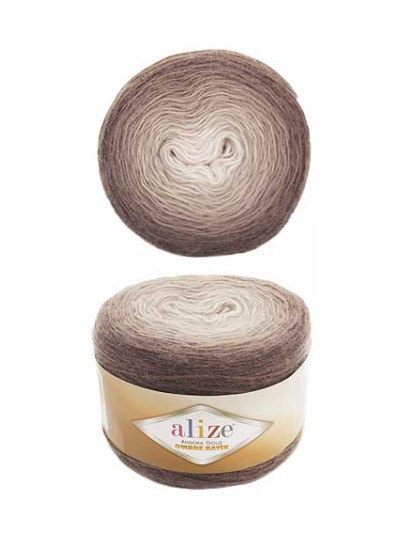 Angora Gold Ombre Batik