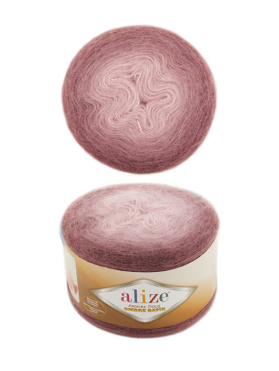 Angora Gold Ombre Batik