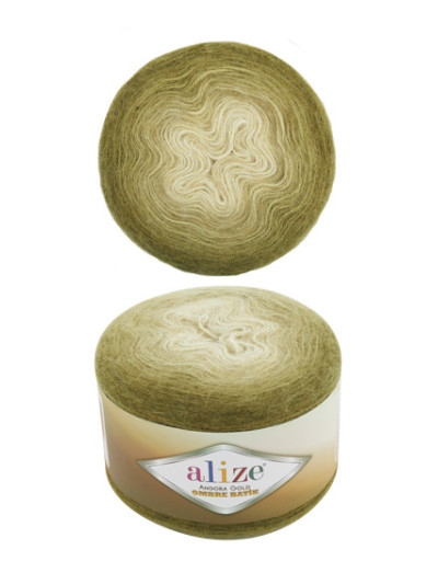 Angora Gold Ombre Batik