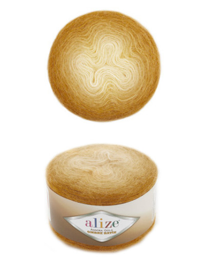 Angora Gold Ombre Batik